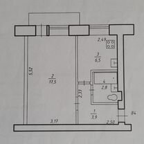 1-к. квартира, 31,5 м², 4/5 эт.