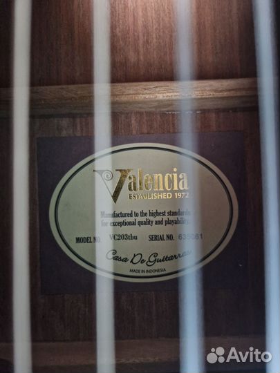 Классическая гитара Valencia 3/4