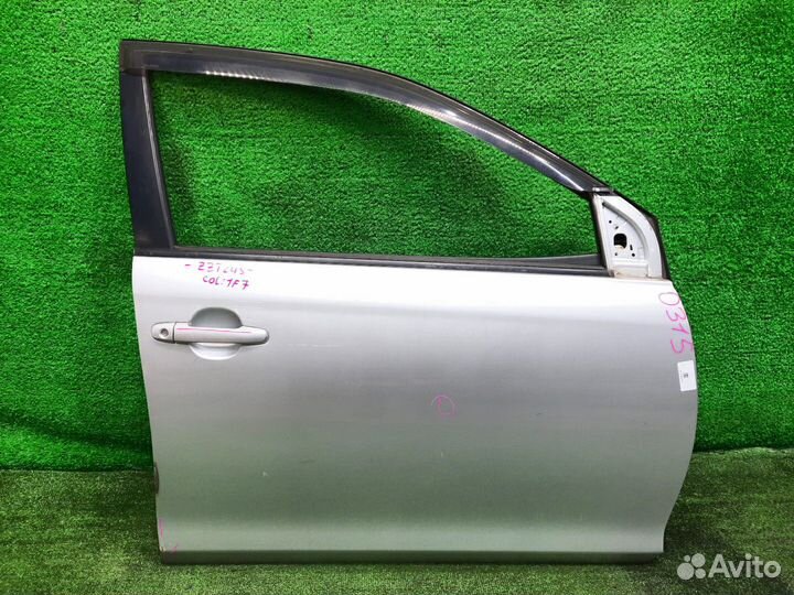 Дверь toyota allion ZZT240 0315 Передний Правый color:1F7, вмятинка, дефект лкп на ручке, царапина к