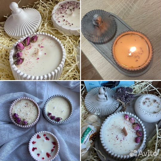 Ароматическая свеча в шкатулке