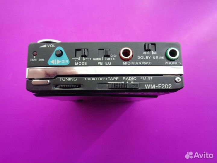 Кассетный плеер sony WM-F202, WM-F203