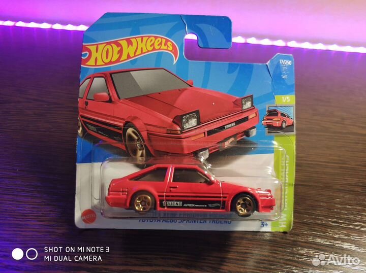 Hot wheels 2022 'Toyota AE86 sprinter trueno'