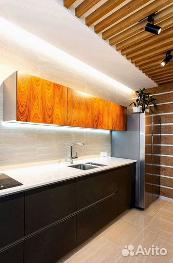 Современная кухня на заказ мдф фасады