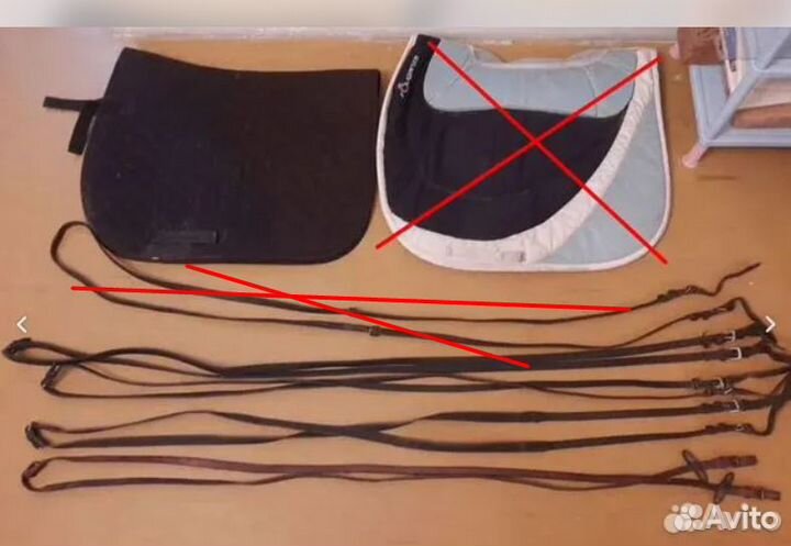 Комплект кожаной амуниции для лошади