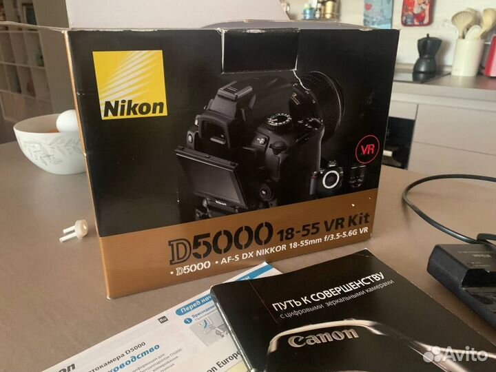 Зеркальный фотоаппарат nikon d5000 18-55 vr kit