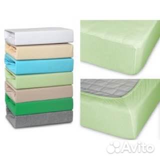 Трикотажная простынь на резинке