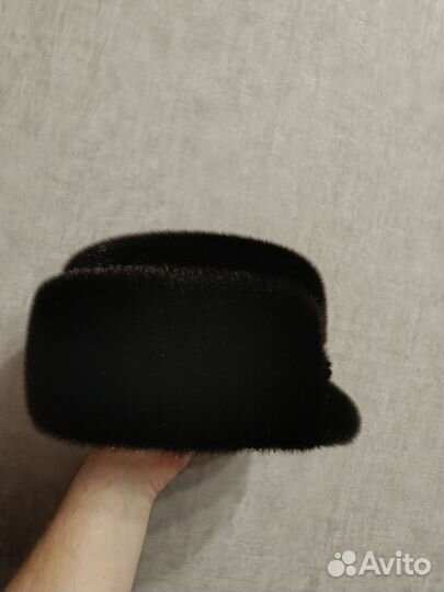 Норковая шапка мужская