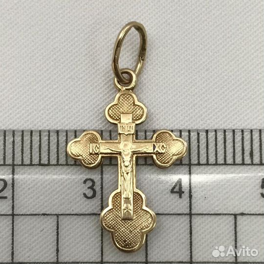 Крест золото 585 пробы №063278