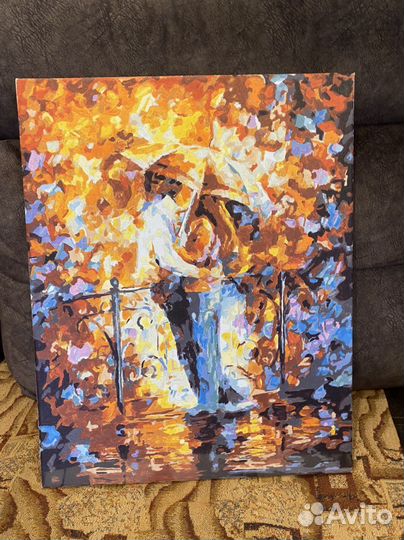 Картины по номерам раскрашенная 40 на 50