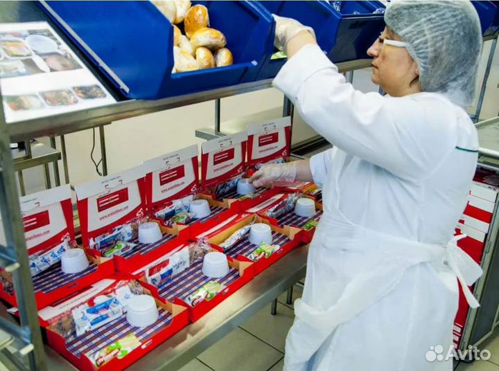 Упаковщица /к борт. питания - Москва Вахта 15-15