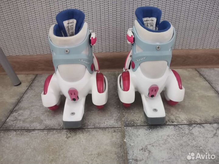 Роликовые коньки детские раздвижные