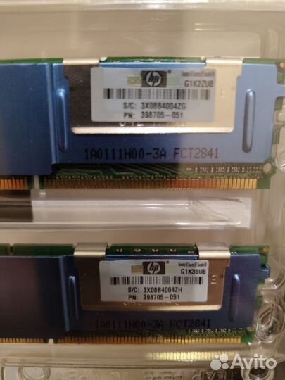 Оператив. память для серверов HP 1GB FBD PC2-5300