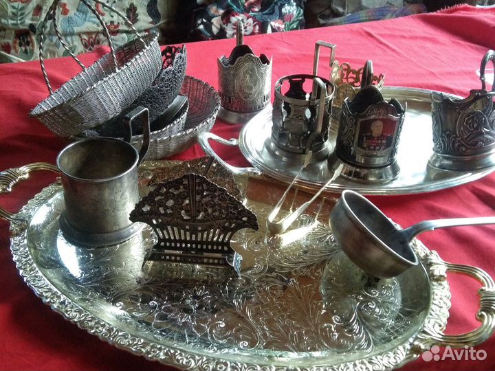 Посуда Серебро