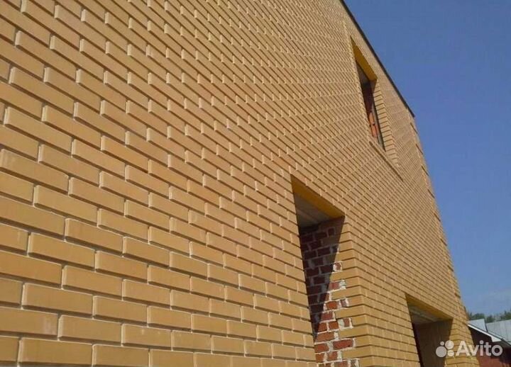 Кирпич облицовочный солома