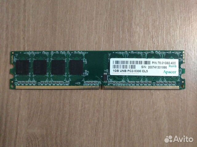 Оперативная память DDR1, DDR2