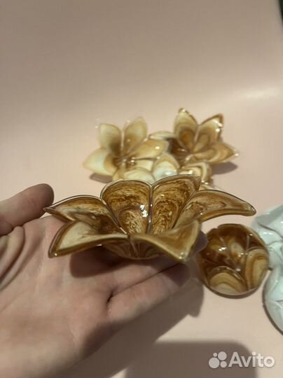 Стеклянные подвески для люстры цветные