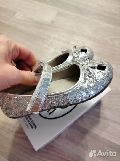 Туфельки нарядные для девочки 27