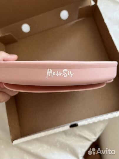 Детская силиконовая тарелочка новая