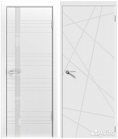 Двери эмаль белая