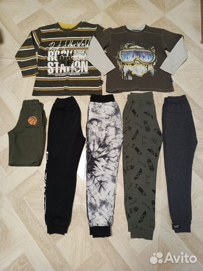 Спортивные штаны теплые, лонги. Вещи пакетом