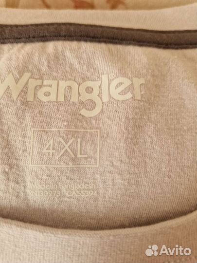 Лонгслив Большой размер Wrangler 4XL