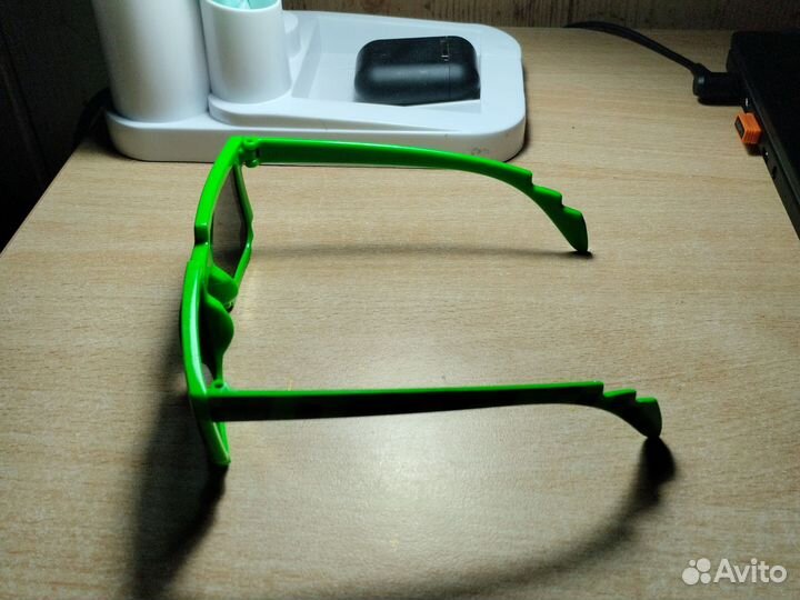 Очки Майнкрафт с текстурой крипера(без доставки)