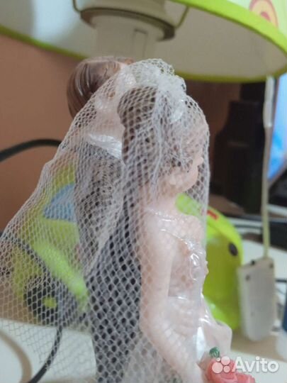 Свадебные статуэтка + два бокала