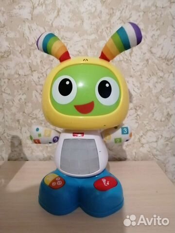 Робот Бибо fisher Price, куб и паровозик baby go
