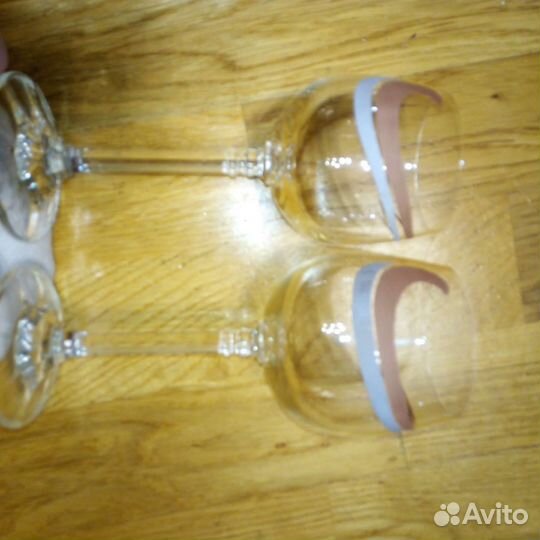 Бокалы хрустальные. Чехия богемия