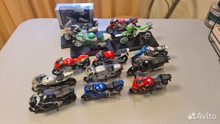Модели мотоциклов 1/18, 1/12