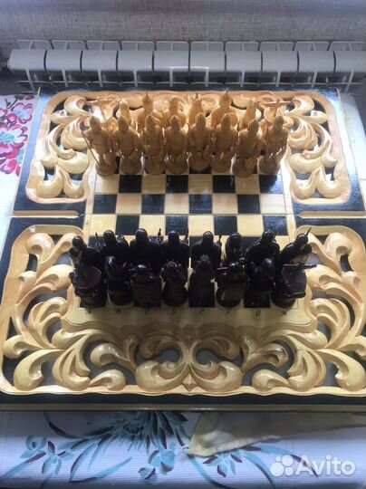 Нарды, шахматы ручной работы