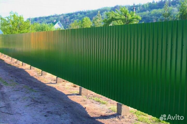 Забор из профнастила