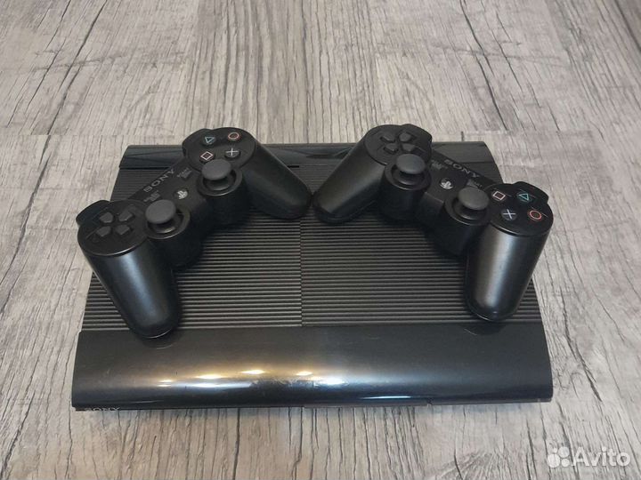 Sony playstation 3 superslim 500gb прошитая 100игр