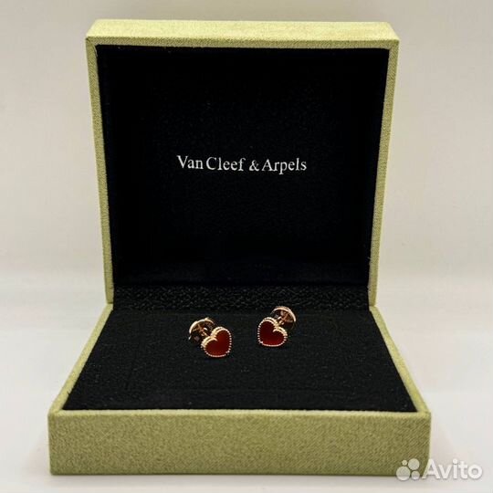 Серьги van cleef(премиуи)