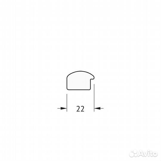 Зеркало Evoform Definite 108х58 BY 0723 в багетно