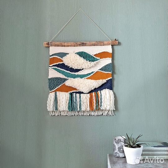 Гобелен на стену панно макраме