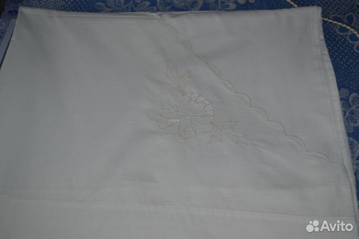 Простынь лён, хлопок - 4 шт и пододеяльник - 3 шт