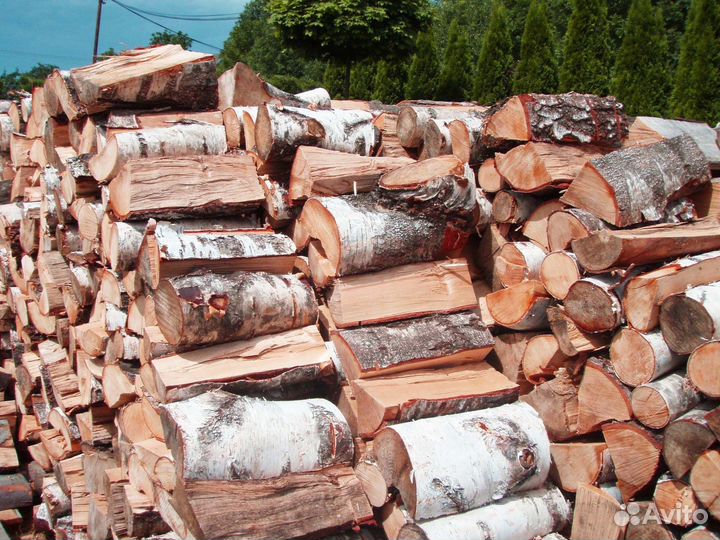 Дрова березовые, дрова ольховые, дрова колотые