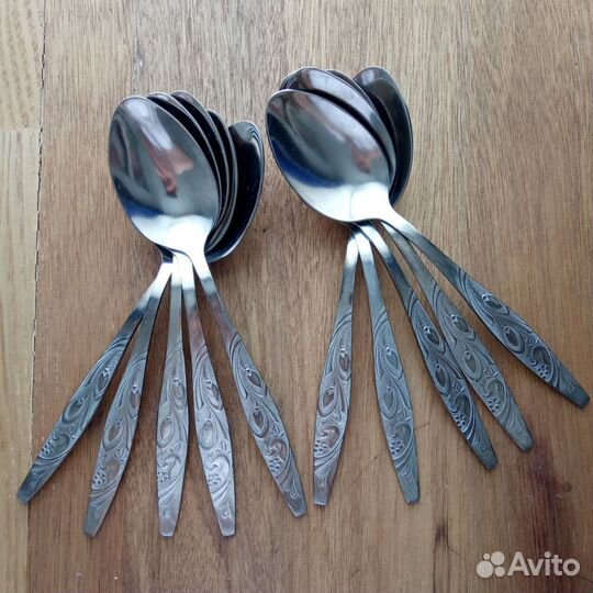 Ложки СССР столовые, чайные новые