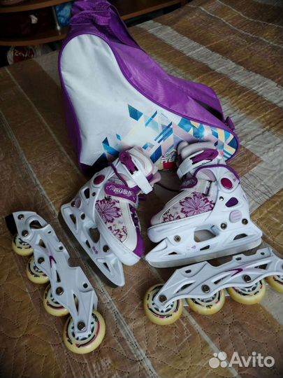 Коньки раздвижные