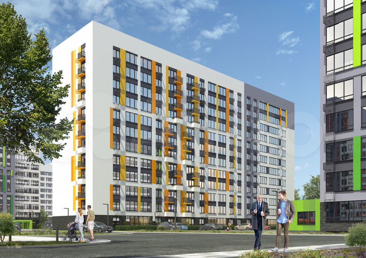 2-к. квартира, 45,7 м², 8/14 эт.