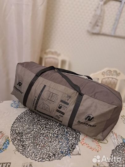 Палатка 4х местная nordway camper4