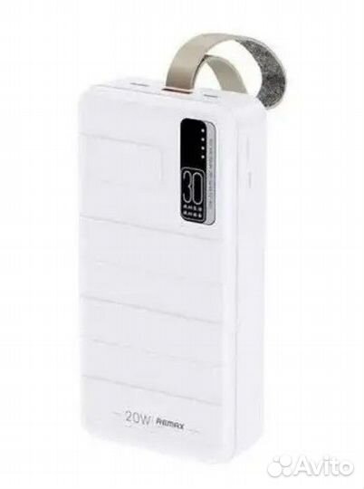 Внешний аккумулятор Remax 30000 mAh White