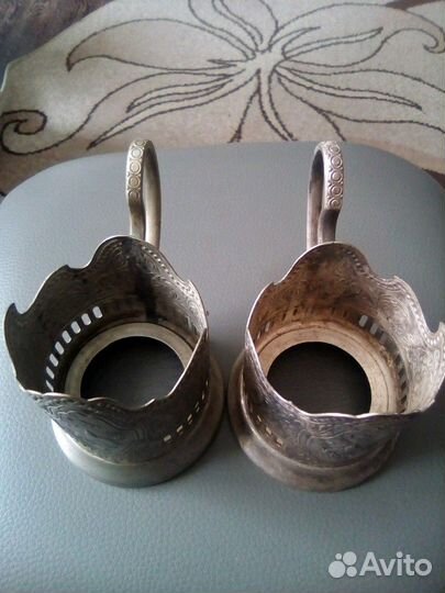 Подстаканники СССР, космос, мельхиор