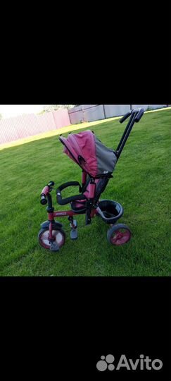 Детский велосипед с ручкой бу