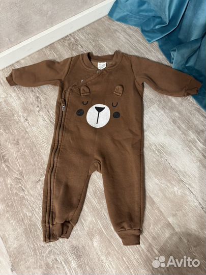 Флисовый комбинезон 80