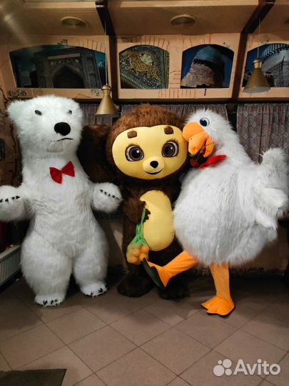 Поздравление от Белого Медведя - Ростовые куклы