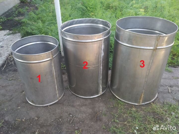 Баки из нержавейющей стали 35, 60, 75 л