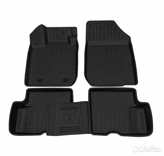 Коврики салона LADA Largus, 5 мест, rezkon