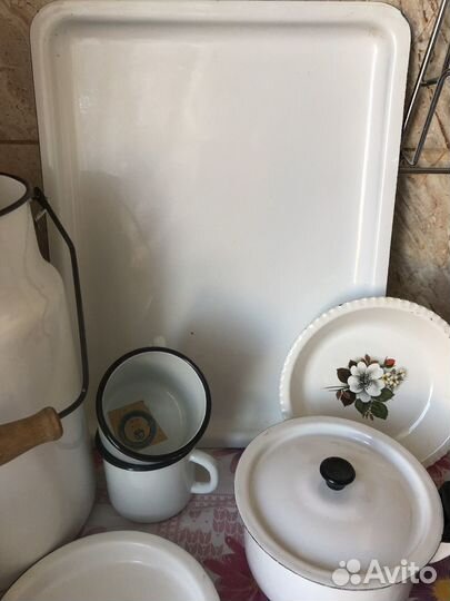 Эмалированная посуда СССР